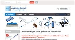 Desktop Screenshot of cleaningshop.de
